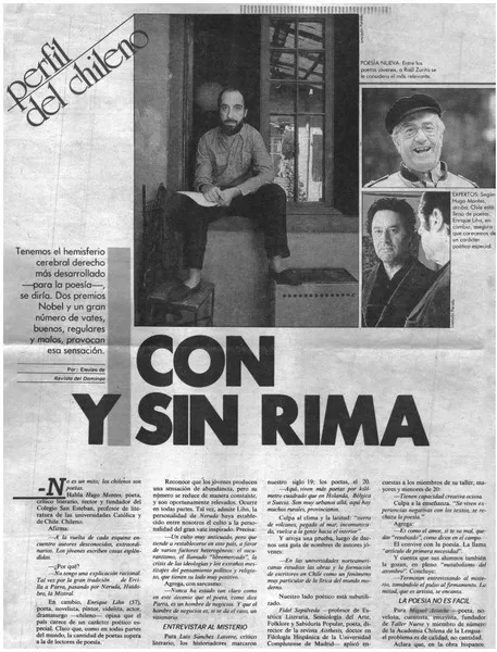 Con y sin rima  [artículo].