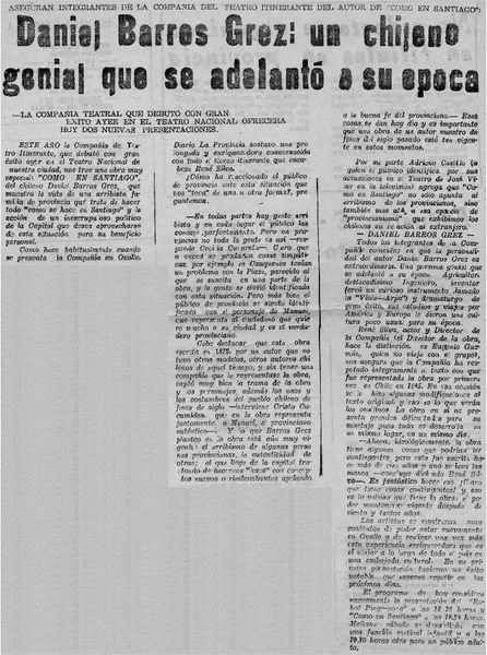 Daniel Barros Grez, un chileno genial que se adelantó a su época  [artículo].