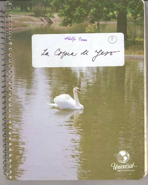 La copia de yeso  [manuscrito] Adolfo Couve.