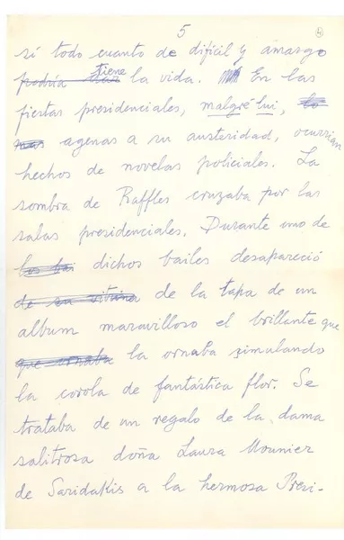 [Se todo cuanto de difícil y amargo tiene la vida, ...]  [manuscrito] Joaquín Edwards Bello.