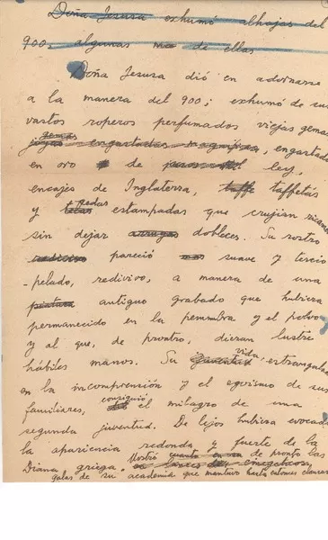 [Doña Jesusa...]  [manuscrito] Joaquín Edwards Bello.