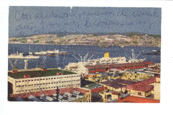 [Tarjeta postal] 1959?, Valparaíso, Chile [a] Joaquín Edwards Bello  [manuscrito]