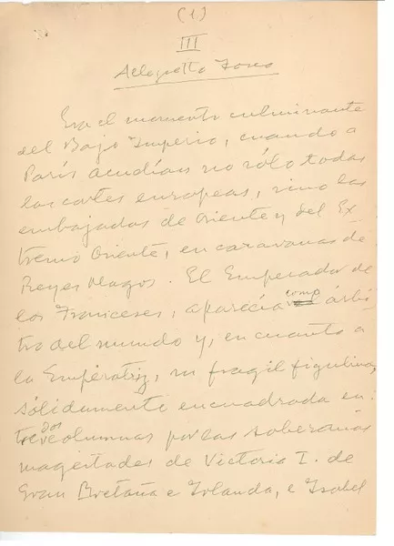 Allegretto  [manuscrito] Augusto D'Halmar.