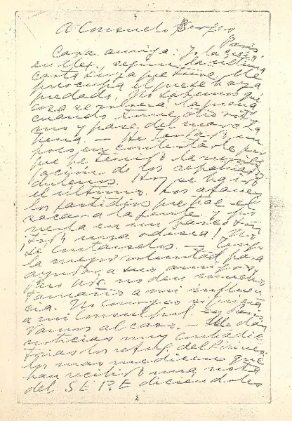 [Carta] entre 1939 y 1947, Nice, [Francia] [a] Consuelo Berges, [Paris]  [manuscrito] Gabriela Mistral.
