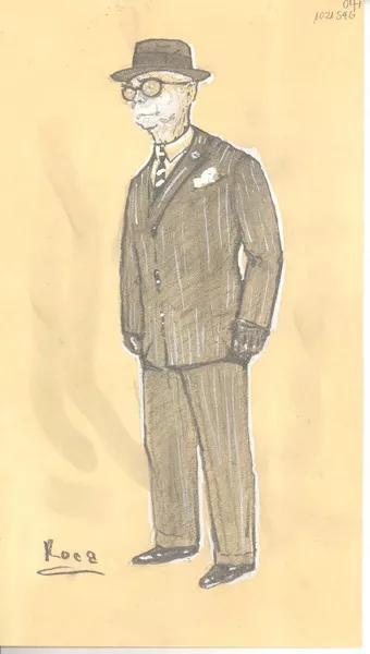 Nathanael Yáñez Silva  [dibujo] Francisco Huneeus Salas ; seudónimo: Roca.