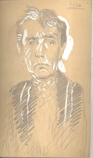 Mi hermana Sofía  [dibujo] Francisco Huneeus Salas ; seudónimo: Roca.