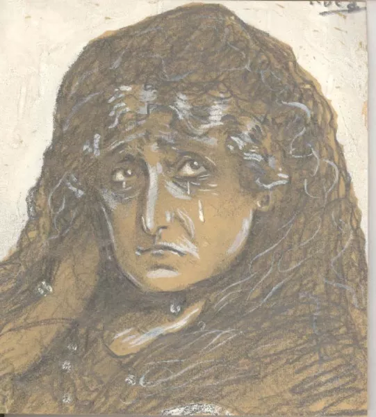 María Guerrero  [dibujo] Francisco Huneeus Salas ; seudónimo: Roca.