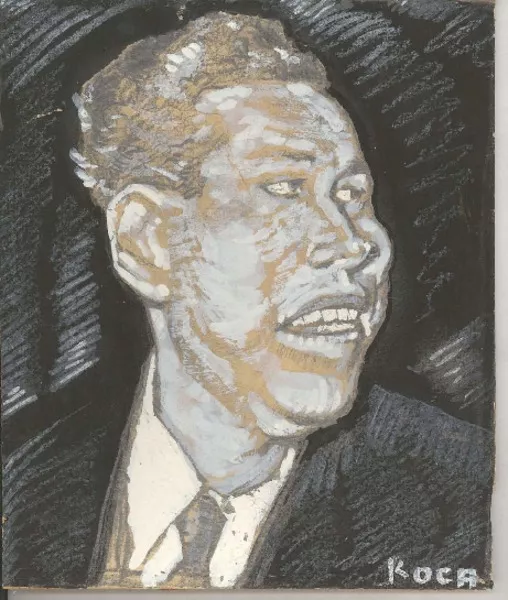 Eugenio Guzmán  [dibujo] Francisco Huneeus Salas ; seudónimo: Roca.