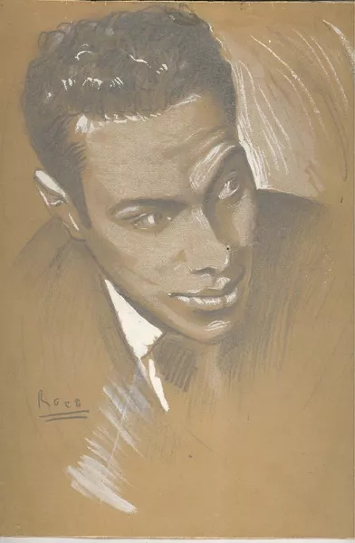 Mario Lorca  [dibujo] Francisco Huneeus Salas ; seudónimo: Roca.