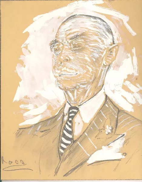 Nathanael Yáñez Silva  [dibujo] Francisco Huneeus Salas ; seudónimo: Roca.
