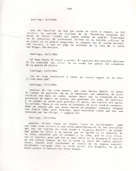 [Ayer dibujé una gran mariposa nocturna...]  [Manuscrito] Alfonso Calderón.