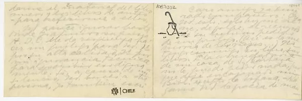 [Carta] [1949], Veracruz, México [a] Humberto Díaz-Casanueva  [manuscrito] Gabriela Mistral.