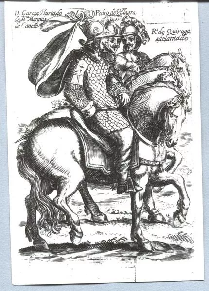 García Hurtado Marqués de Cañete, Pedro de Villagra y R. de Quiroga Adelantado  [fotografía].