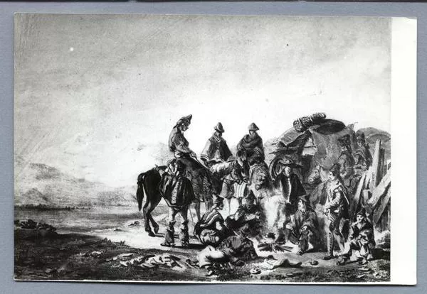 Huasos de la hacienda mariposas  [fotografía].
