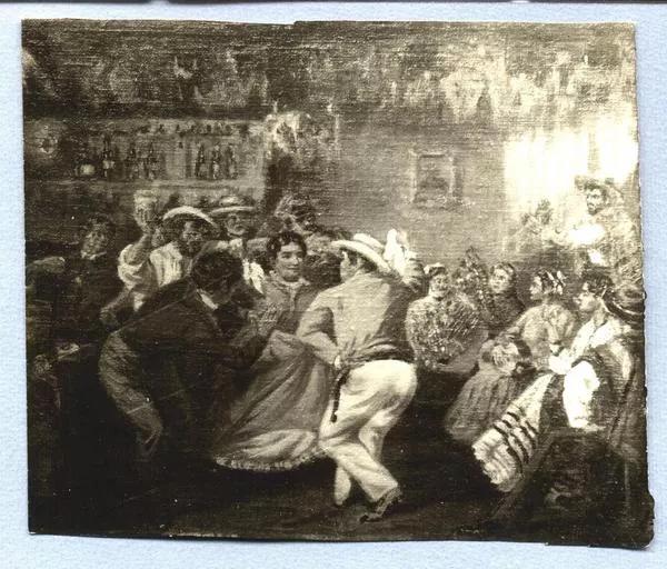 La cueca o Zamacueca  [fotografía]
