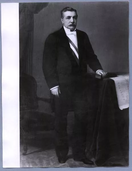 [Domingo Santa María González hacia 1884]  [fotografía].