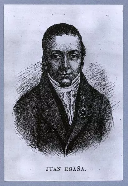 [Juan Egaña, retrato de medio cuerpo]  [fotografía].