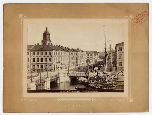 [Puerto de Goteborg, Vestra Hamngatan, Suecia.]  [fotografía] Robert Dahllof.