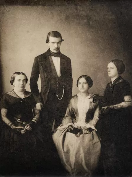 Diego Barros Arana y familia  [fotografía].