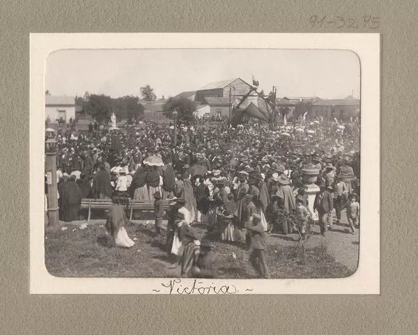 [Recibimiento público en Victoria]  [Fotografía] Ricardo Jiménez.