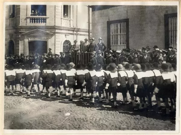 [Recibimiento que se le hizo en Tacna, Perú a Pershing]  [fotografía]