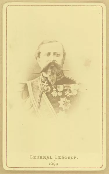 [General Edmond Le Boeuf, retrato de medio cuerpo con uniforme]  [fotografía].