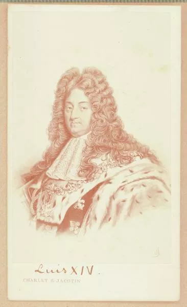 [Luis XIV, Rey de Francia, "El Rey Sol", retrato de medio cuerpo]  [fotografía] Charlet & Jacotin.