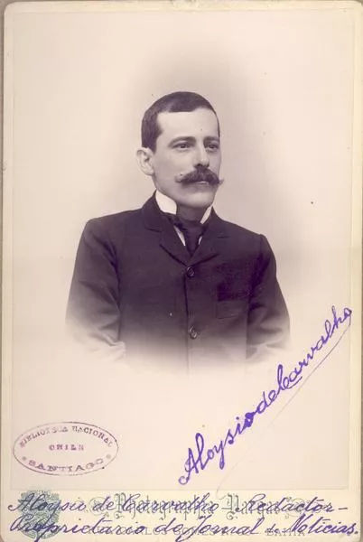 [Aloysio de Carvalho, redactor, propietario de Jornal de Noticias, retrato de medio cuerpo]  [fotografía] Photographia Vargas, de J. Herrero de Vargas.