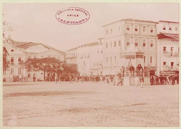 [Plaza de Conselho de Salvador de Bahía, vista lateral]  [fotografía] Pistolla, Phot. Amador.