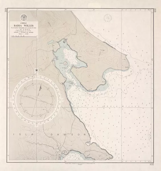 Bahía Willes  [material cartográfico] por el Instituto Hidrográfico de la Armada de Chile.