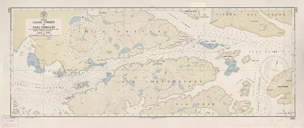 Canal O'Brien y Paso Timbales  [material cartográfico] por el Instituto Hidrográfico de la Armada de Chile.