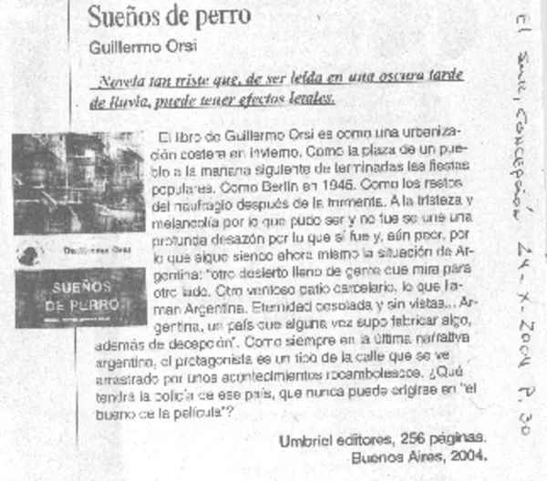 Sueños de perro  [artículo]