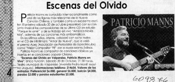 Escenas del olvido  [artículo]