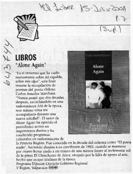 Alone again.  [artículo]