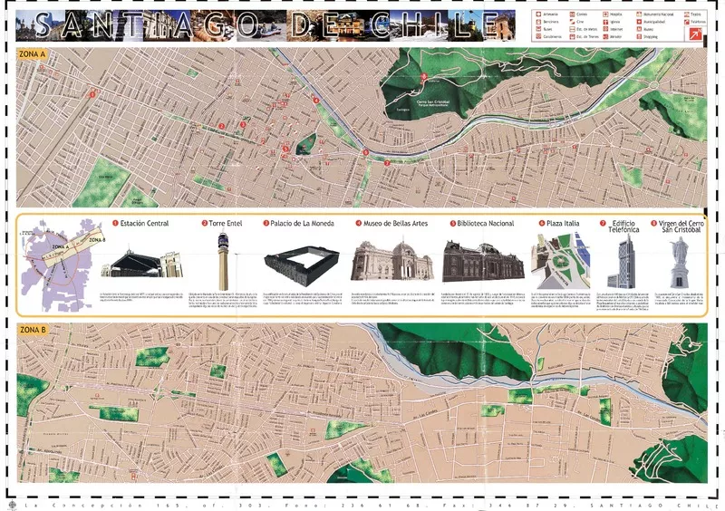 Santiago de Chile  [material cartográfico]