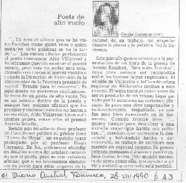 Palabras de agradecimiento en presentación de "Vida y obra de Andrés Sabella"  [artículo] Matías Rafide Batarce.