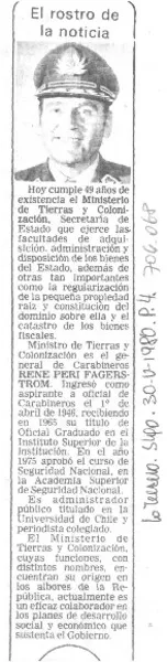 El Rostro de la noticia.  [artículo]