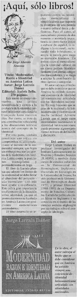 ¡Aquí, sólo libros!  [artículo] Jorge Abasolo Aravena.
