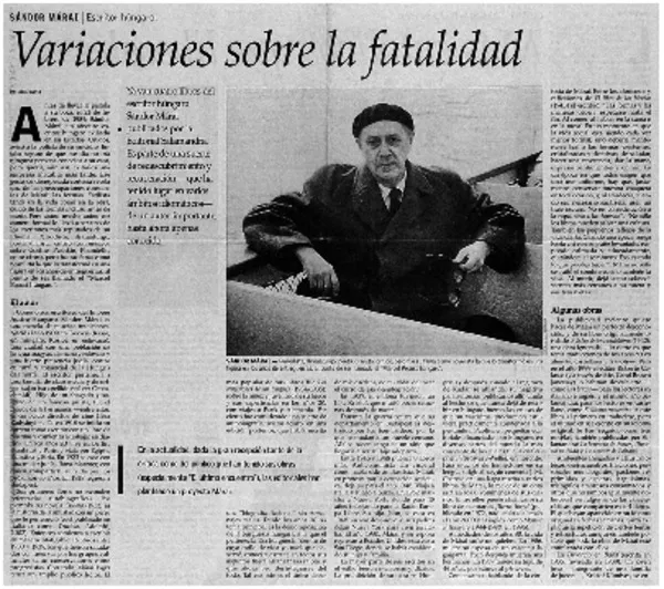 Variaciones sobre la fatalidad  [artículo] Patricio Tapia.