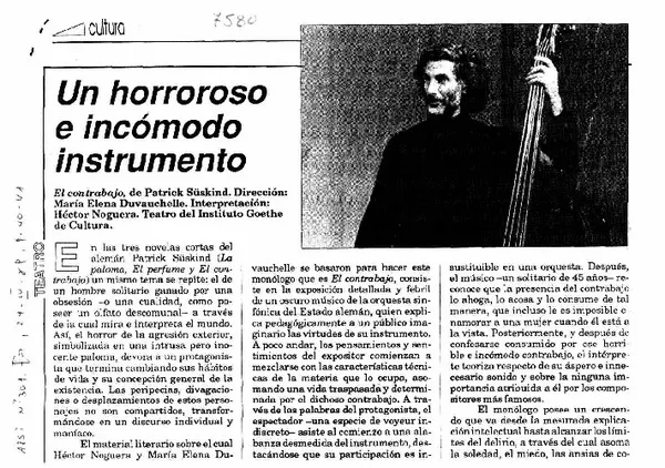 Un horroroso e incómodo instrumento.  [artículo]