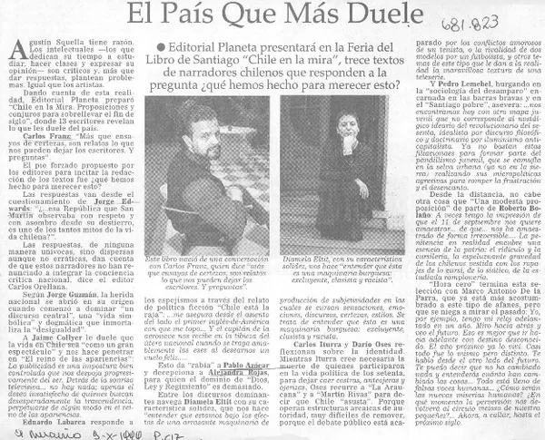 El país que más duele.  [artículo]