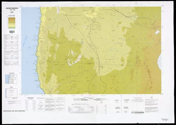 Aguas Blancas  [material cartográfico] Instituto Geográfico Militar de Chile.