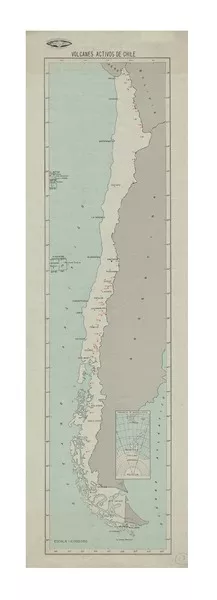 Volcanes activos de Chile  [material cartográfico].