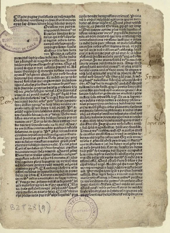 [Super quattuor libris sententiarum] Guillermus Vorrillong.