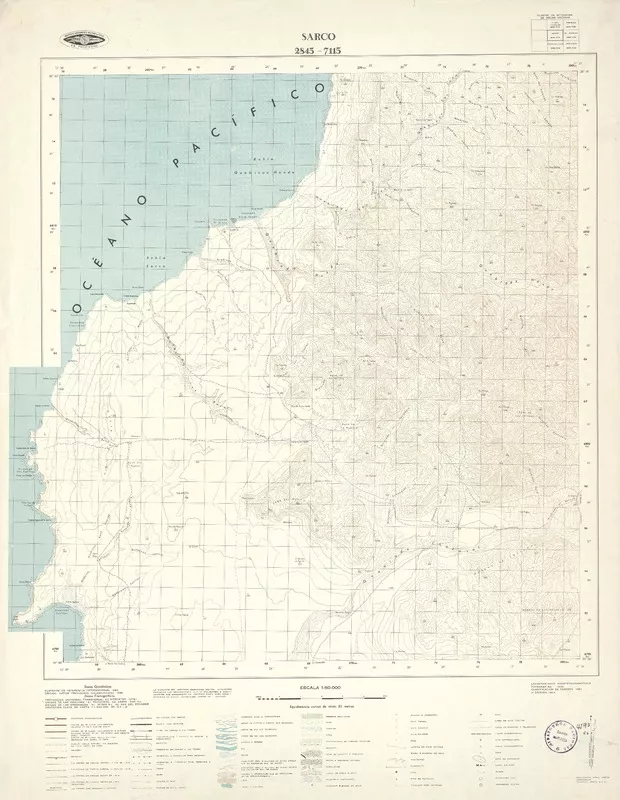Sarco  [material cartográfico] Instituto Geográfico Militar de Chile.