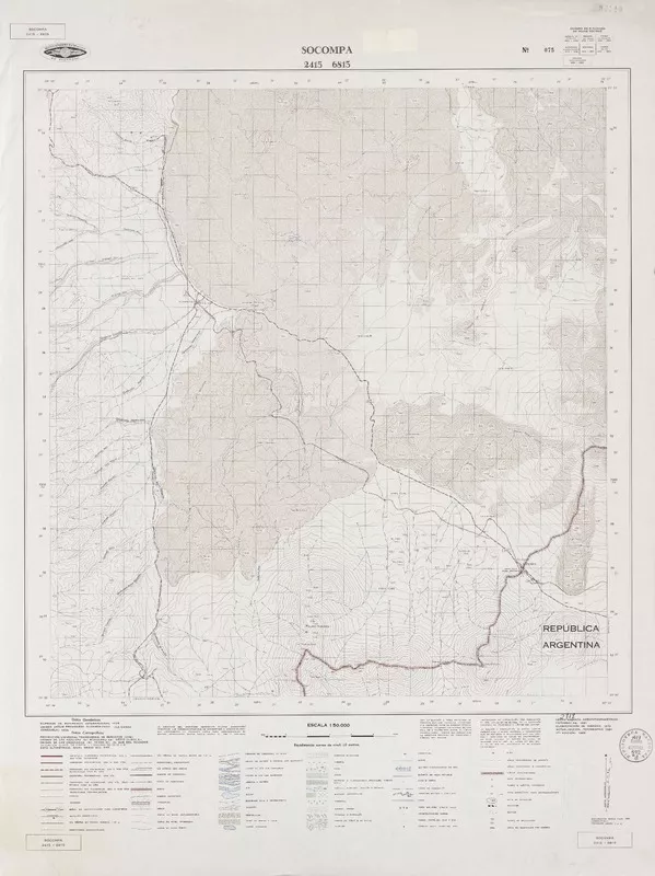 Socompa  [material cartográfico] Instituto Geográfico Militar de Chile.