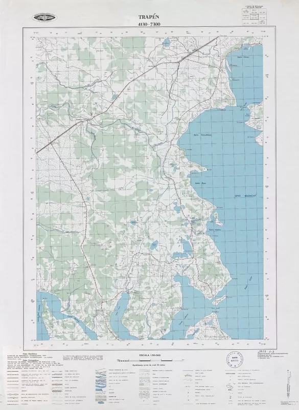Trapén  [material cartográfico] Instituto Geográfico Militar de Chile.