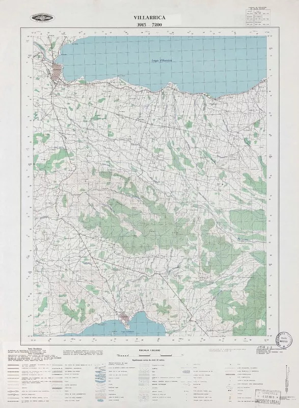 Villarrica  [material cartográfico] Instituto Geográfico Militar de Chile.