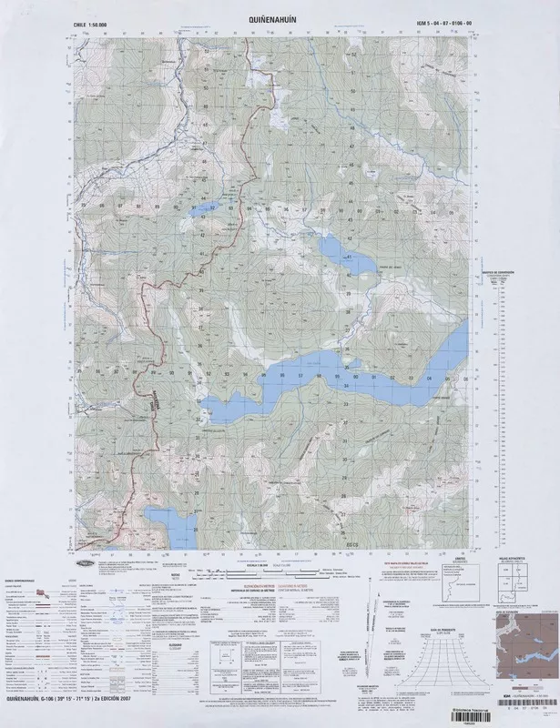 Quiñenahuín  [material cartográfico] Instituto Geográfico Militar.