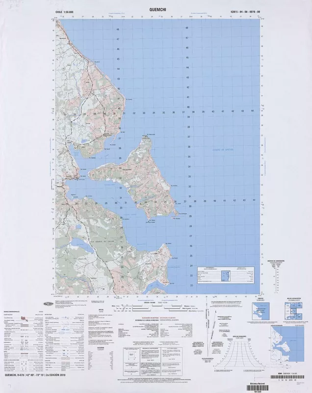 Quemchi  [material cartográfico] Instituto Geográfico Militar.